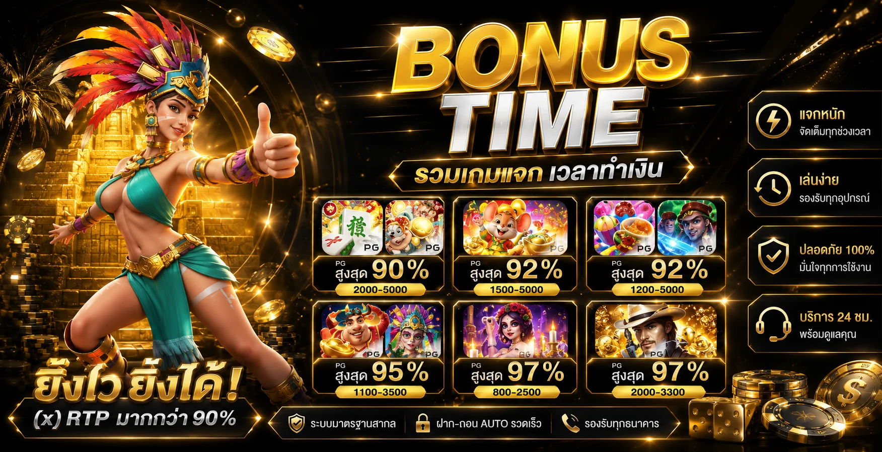 สล็อตเว็บตรง PLAY24TH รวมค่ายเกมสล็อตยอดนิยม 2026